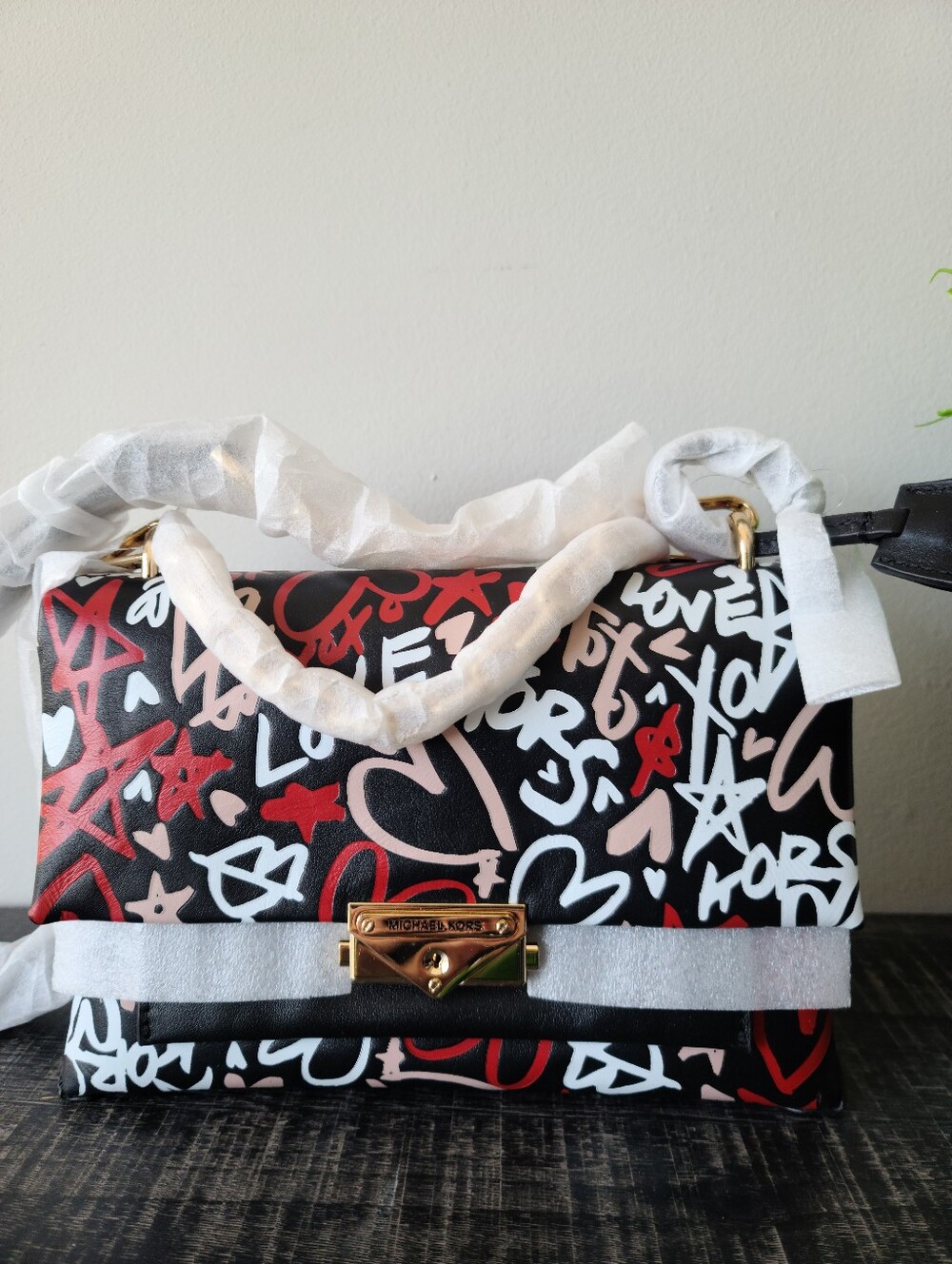 NWT Michael Kors Cece Medium Qixi Graffiti Bag